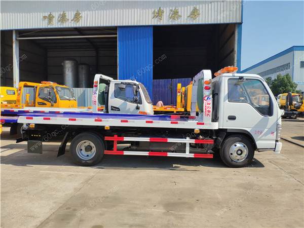 慶鈴五十鈴藍(lán)牌一拖二清障車(chē)