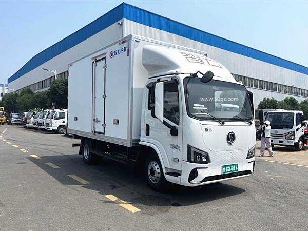 福田奧鈴智藍(lán)純電冷藏車(chē)